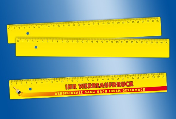WERBELINEAL 30 cm gelb
