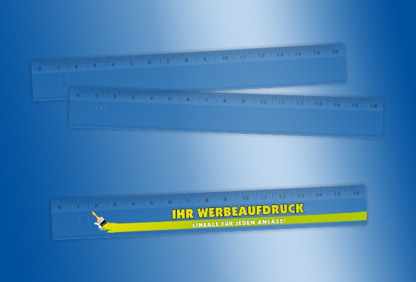 WERBELINEAL 16 cm transparent