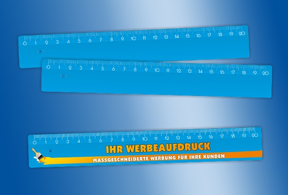 WERBELINEAL 20 cm blau