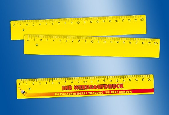 WERBELINEAL 20 cm gelb